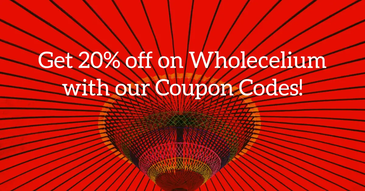 Wholecelium Coupon Codes and Promo Codes for 2023
